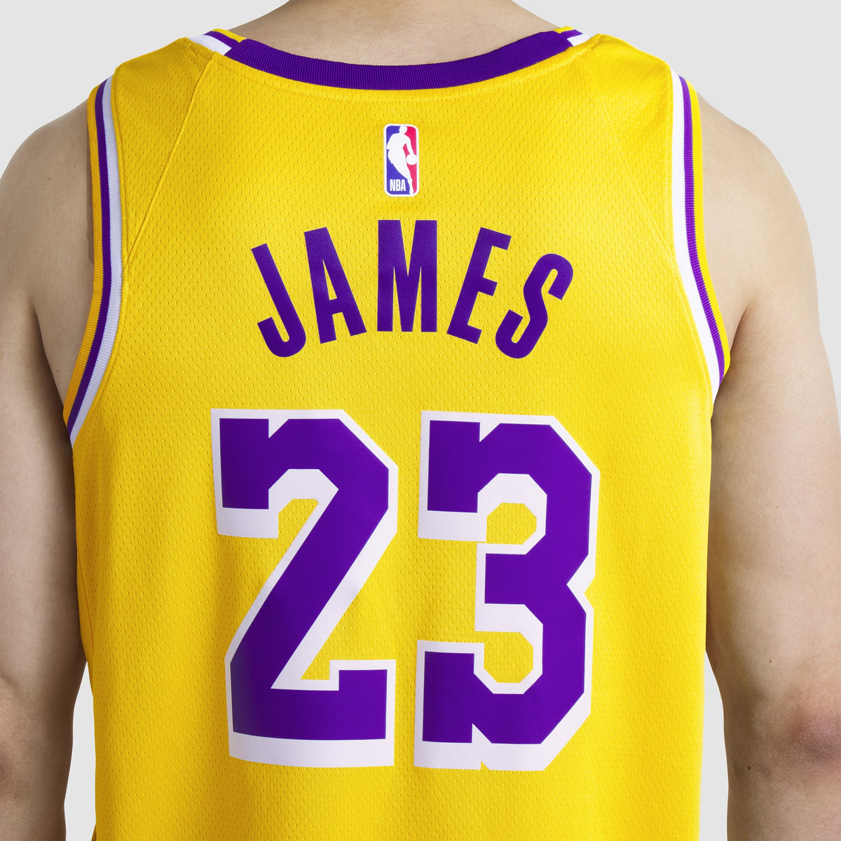 Unisex Los Angeles Lakers Icon Swingman NBA Basketball Jersey - Lebron James - view 12