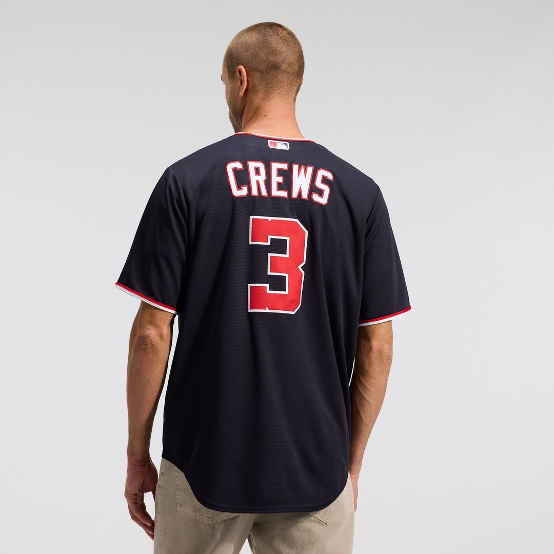 Men's Washington Nationals Dylan Crews Navy Alternate Replica MLB Baseball Jersey - view 18