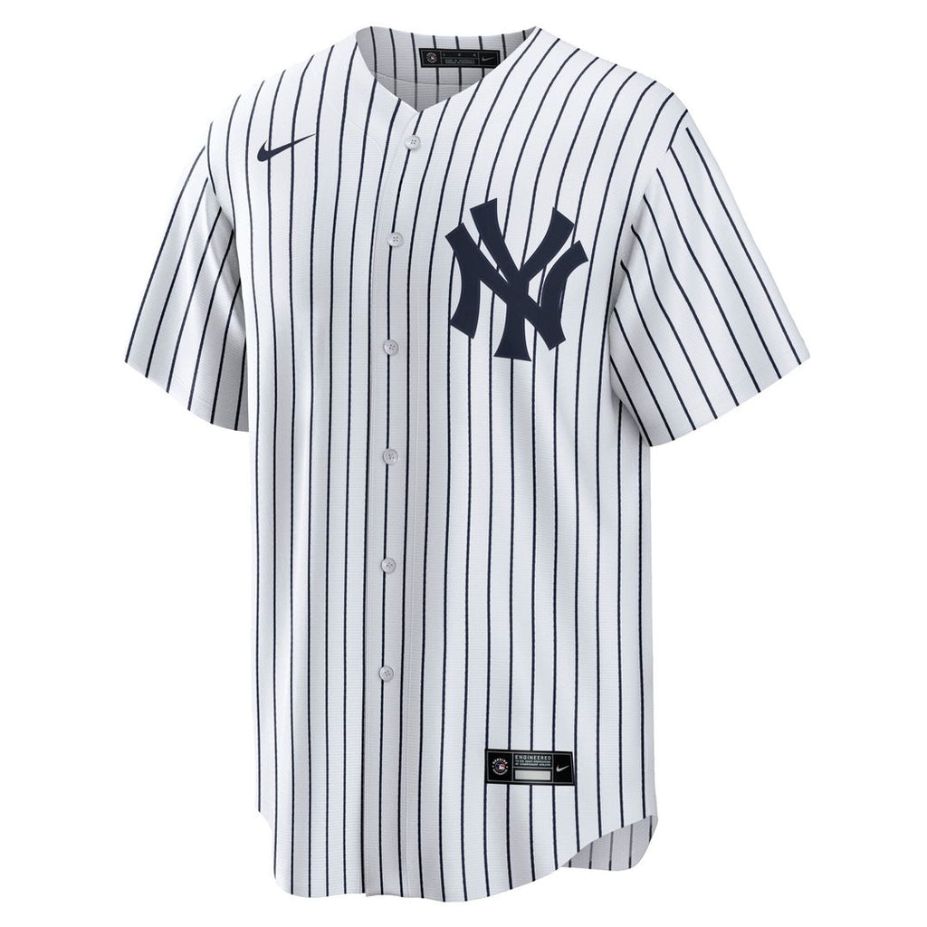 Men's New York Yankees Giancarlo Stanton White Home Replica MLB Baseball Jersey - view 2