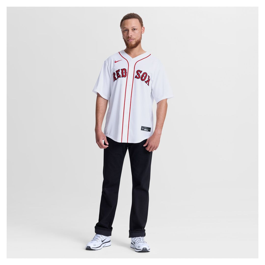 Men's Boston Red Sox Jovani Moran White Home Replica MLB Baseball Jersey - view 4