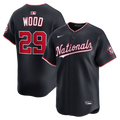 Men's Washington Nationals James Wood Navy Alternate Limited MLB Baseball Jersey - view 1
