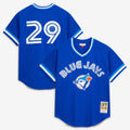 Men's Toronto Blue Jays Joe Carter Royal Batting Practice MLB Baseball Jersey - view 1
