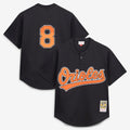 Men's Baltimore Orioles Cal Ripken Jr. Black Batting Practice MLB Baseball Jersey - view 1
