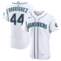 Men's Seattle Mariners Julio Rodriguez White Home 50th Season MLB Baseball Jersey - view 1