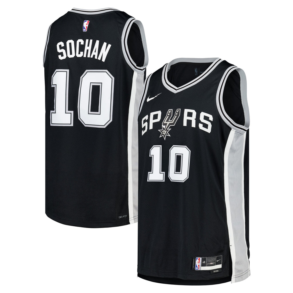 Unisex San Antonio Spurs Icon NBA Basketball Jersey - Jeremy Sochan - view 2