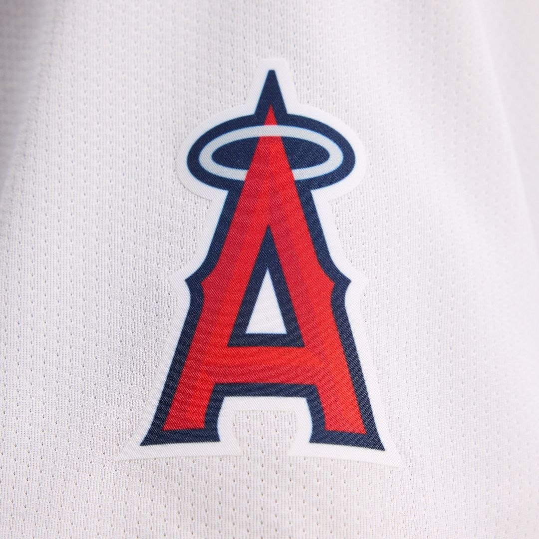 Men's Los Angeles Angels Mike Trout White Home Limited MLB Baseball Jersey - view 14