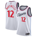 Unisex Nick Martinelli Los Angeles Clippers Replica Association Edition Swingman NBA Basketball Jersey - White - view 1