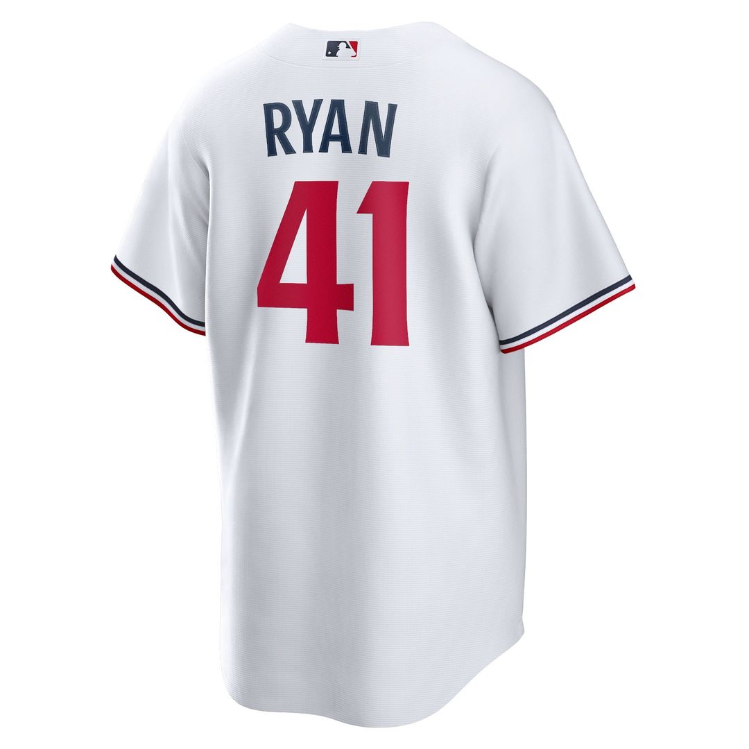 Men's Minnesota Twins Joe Ryan White Home Replica MLB Baseball Jersey - view 3