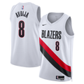 Unisex Deni Avdija Portland Trail Blazers Replica Association Edition Swingman NBA Basketball Jersey - White - view 1