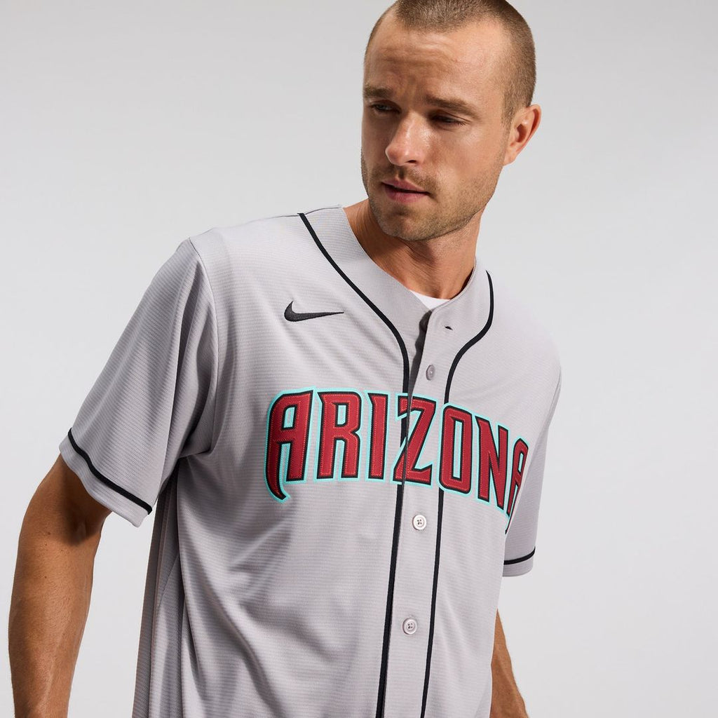 Men's Arizona Diamondbacks Corbin Carroll Black Alternate Replica MLB Baseball Jersey - view 39
