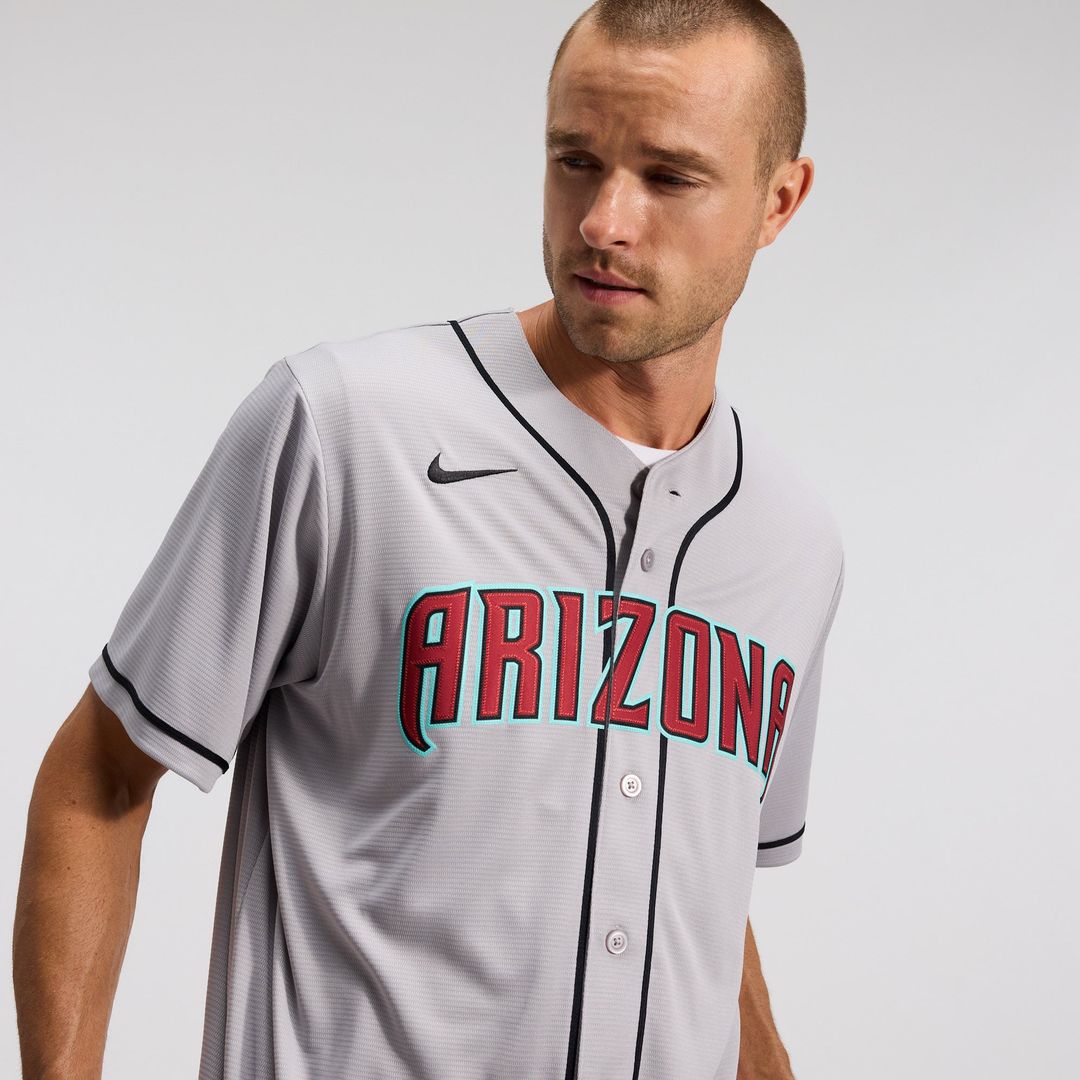 Men's Arizona Diamondbacks Corbin Carroll Black Alternate Replica MLB Baseball Jersey - view 39