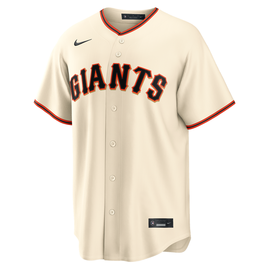Men's San Francisco Giants Rafael Devers Cream Home Replica MLB Baseball Jersey - view 2