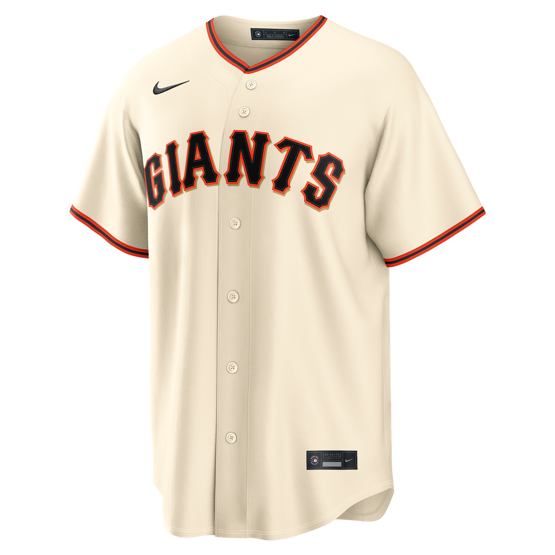 Men's San Francisco Giants Rafael Devers Cream Home Replica MLB Baseball Jersey - view 2