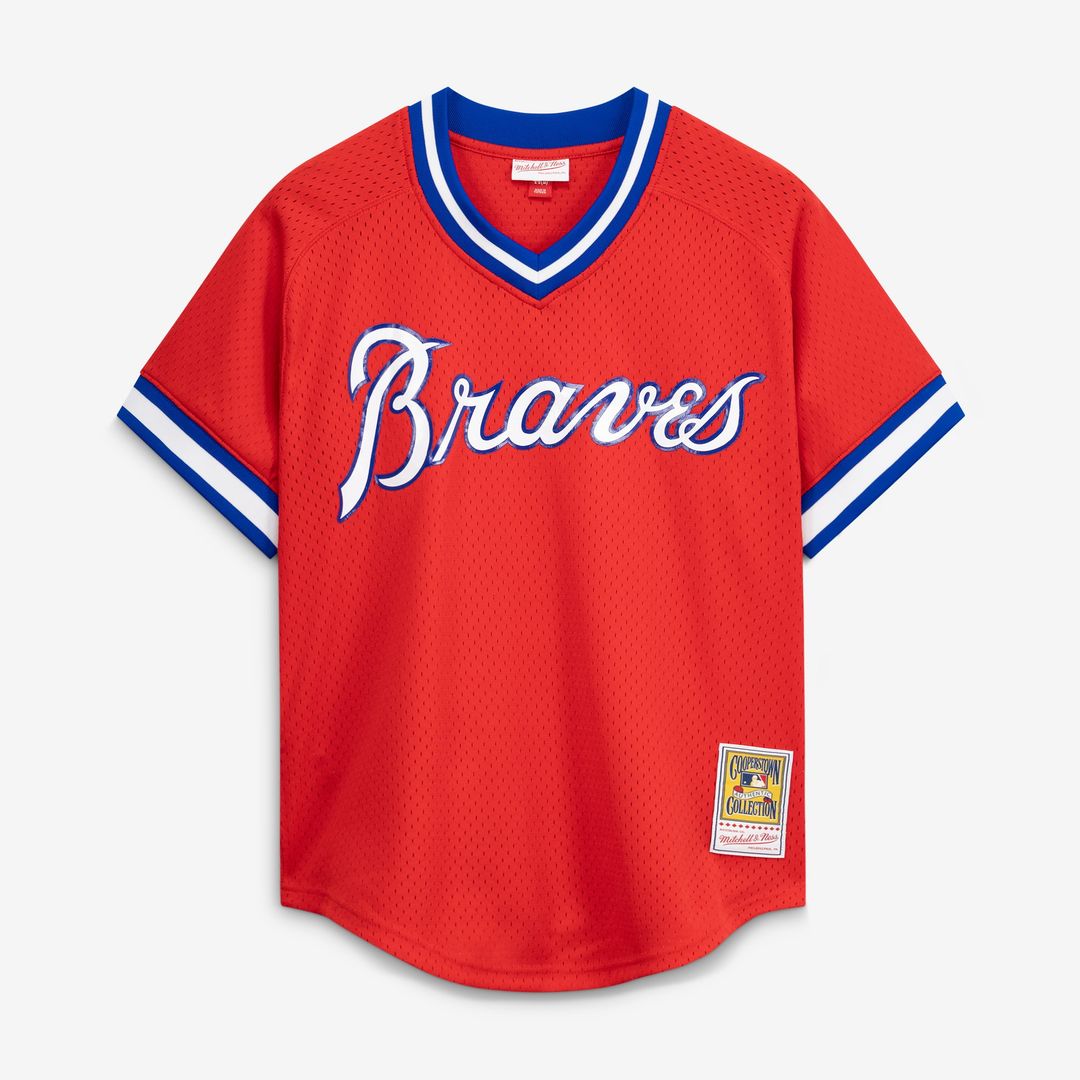 Men's Atlanta Braves Dale Murphy Royal Batting Practice MLB Baseball Jersey - view 16