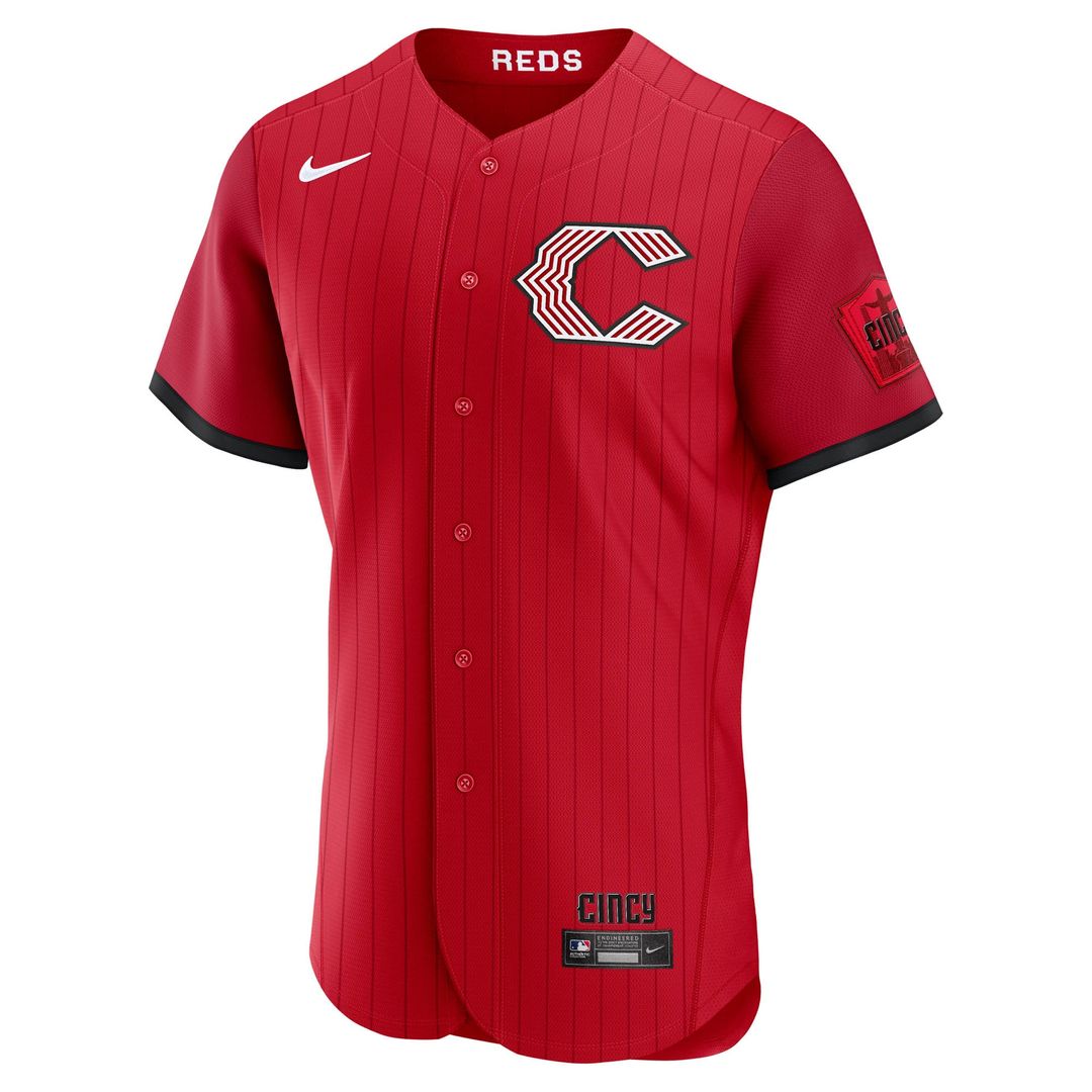Men's Cincinnati Reds Red 2026 City Connect MLB Baseball Jersey - view 2