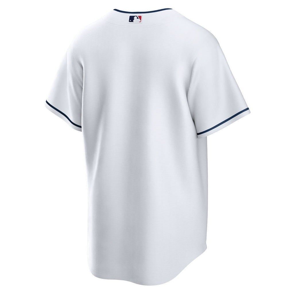 Men's Cleveland Guardians White Home Blank Replica MLB Baseball Jersey - view 3