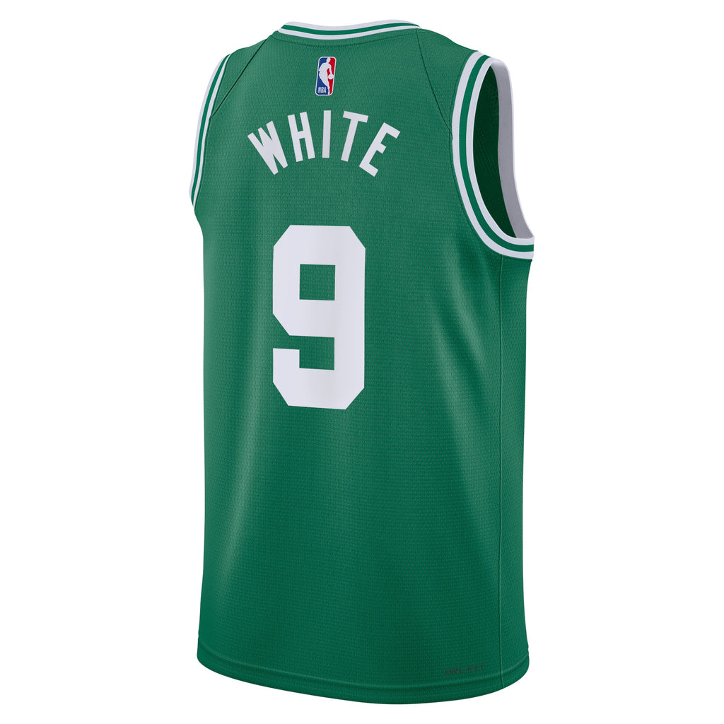Unisex Boston Celtics Icon Edition Swingman NBA Basketball Jersey - Kelly Green - Derrick White - view 3