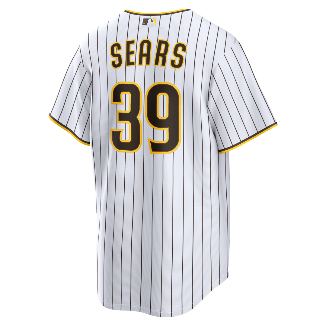 Men's San Diego Padres JP Sears White Home Replica MLB Baseball Jersey - view 5