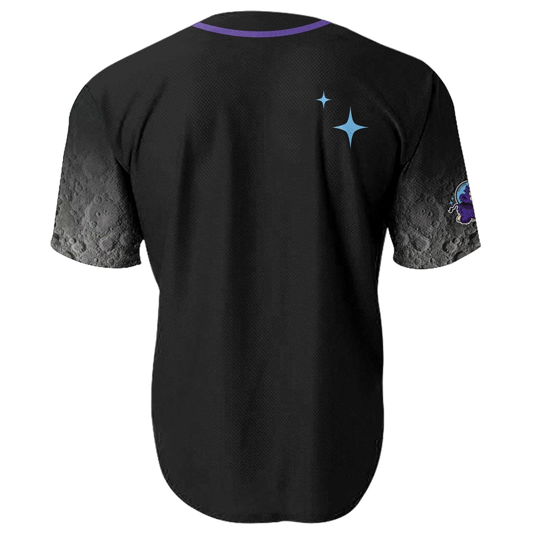 Men's Erie SeaWolves Black Moon Mammoths Alternate Replica MLB Baseball Jersey - view 3