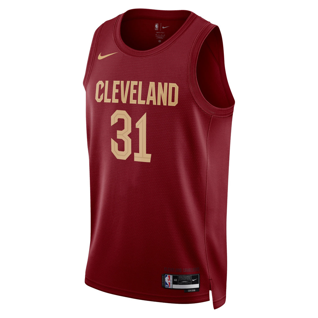 Unisex Jarrett Allen Cleveland Cavaliers Icon Edition Swingman NBA Basketball Jersey - Maroon - view 2