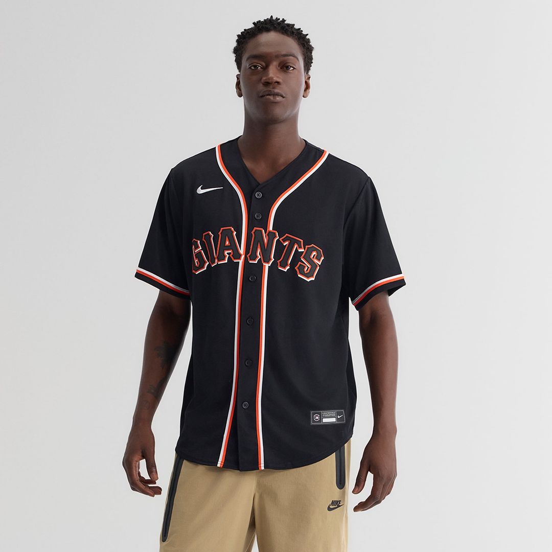 Men's San Francisco Giants Jung Hoo Lee Fashion Replica Black Out MLB Baseball Jersey - view 3