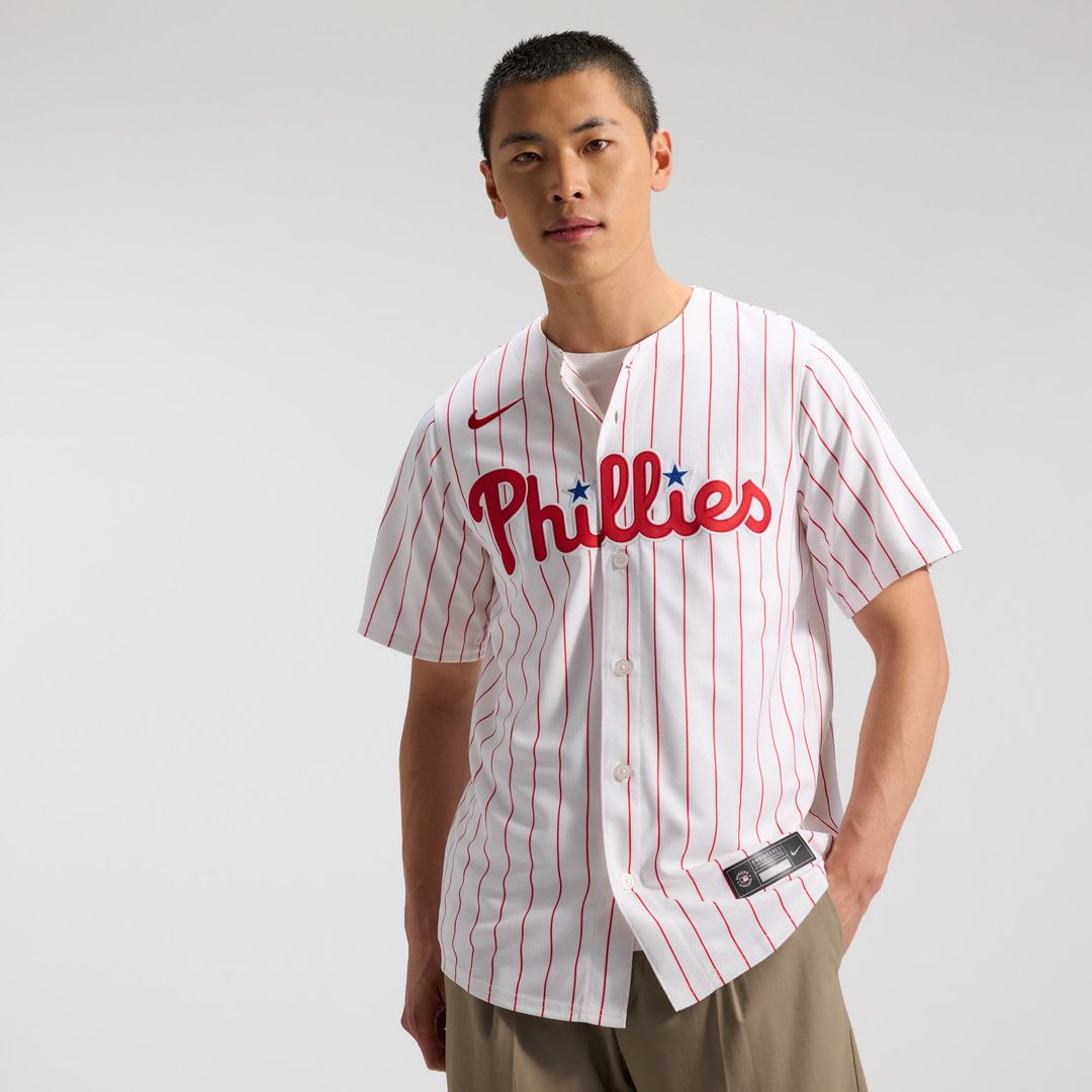 Men's Philadelphia Phillies J.T. Realmuto White Home Limited MLB Baseball Jersey - view 3