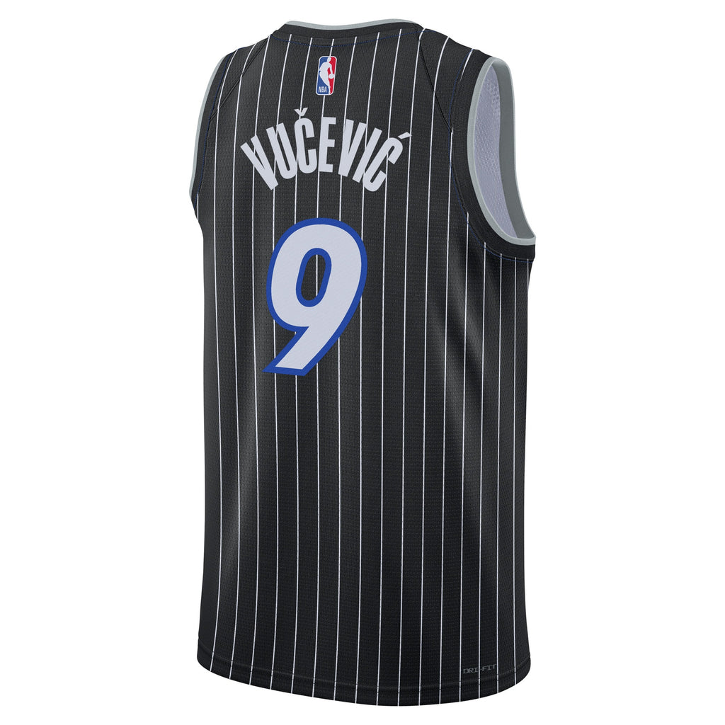Unisex Nikola Vučević Orlando Magic Statement Edition NBA Basketball Jersey - Black - view 4