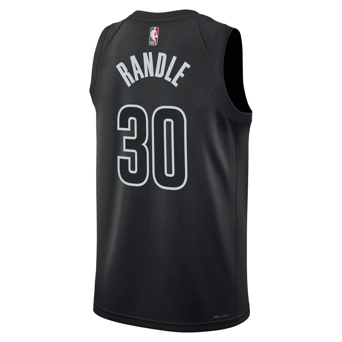 Unisex Julius Randle Brooklyn Nets Statement Edition Swingman NBA Basketball Jersey - Black - view 4