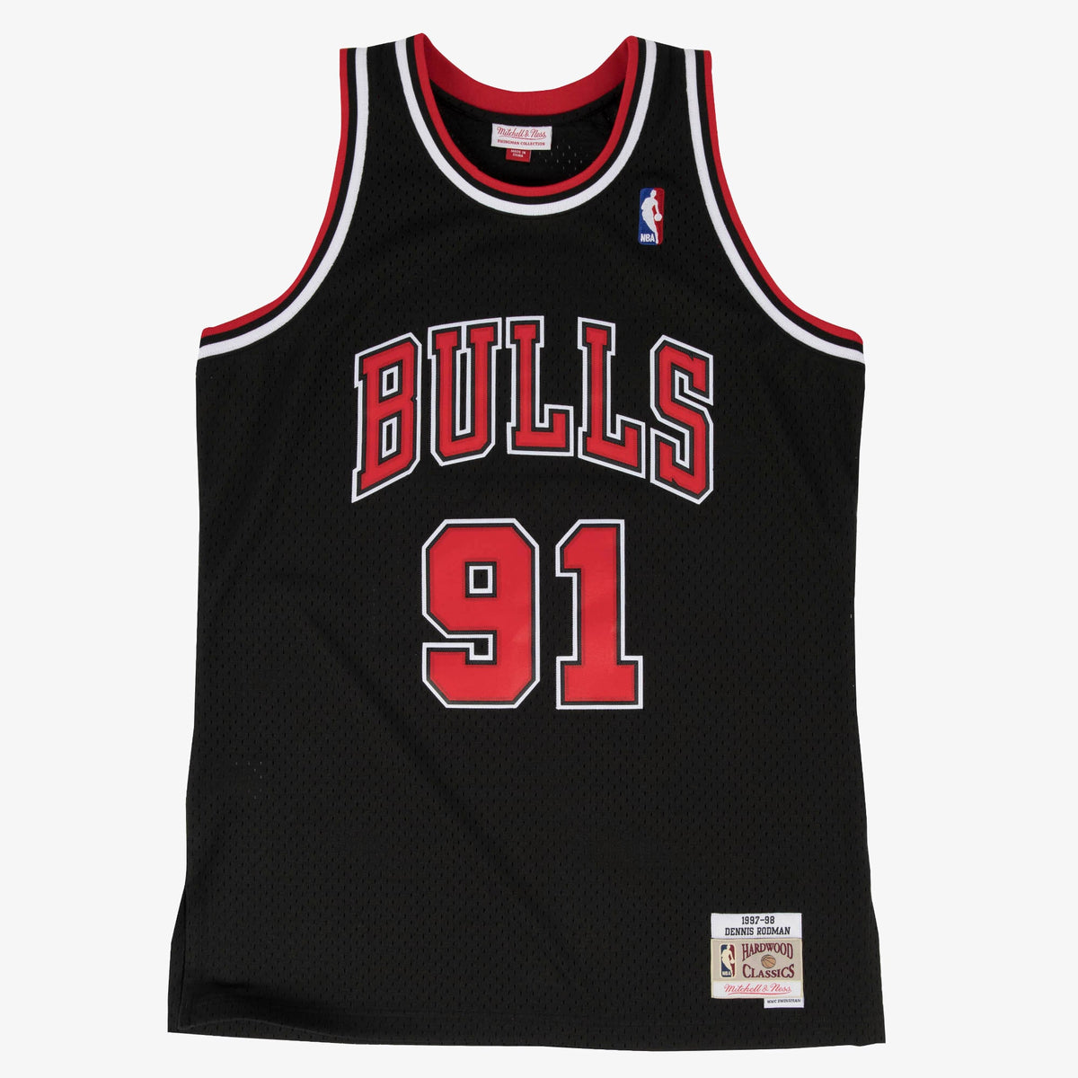 Men's Chicago Bulls Swingman NBA Basketball Jersey Alternate Dennis Rodman 1997 - view 1