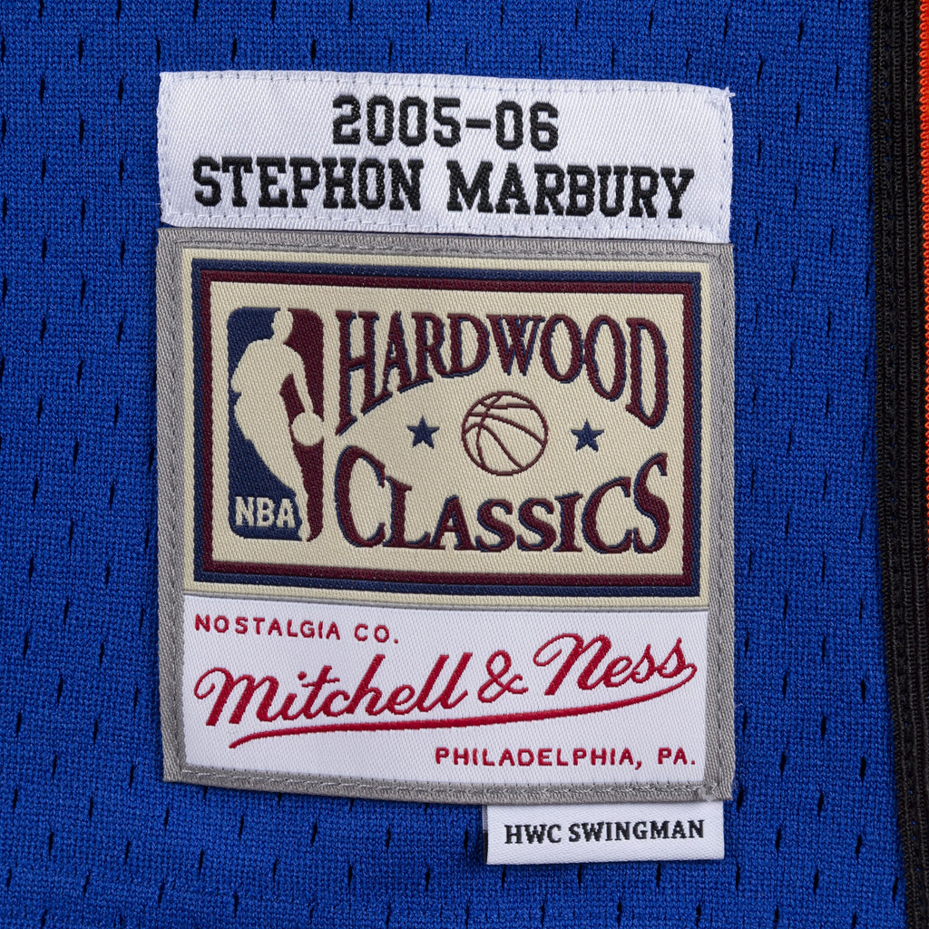 Men's New York Knicks Stephon Marbury 2006 Swingman NBA Basketball Jersey - Royal Blue - view 5