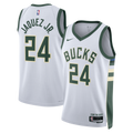 Unisex Jaime Jaquez Jr. Milwaukee Bucks Association Edition Swingman NBA Basketball Jersey - White - view 1