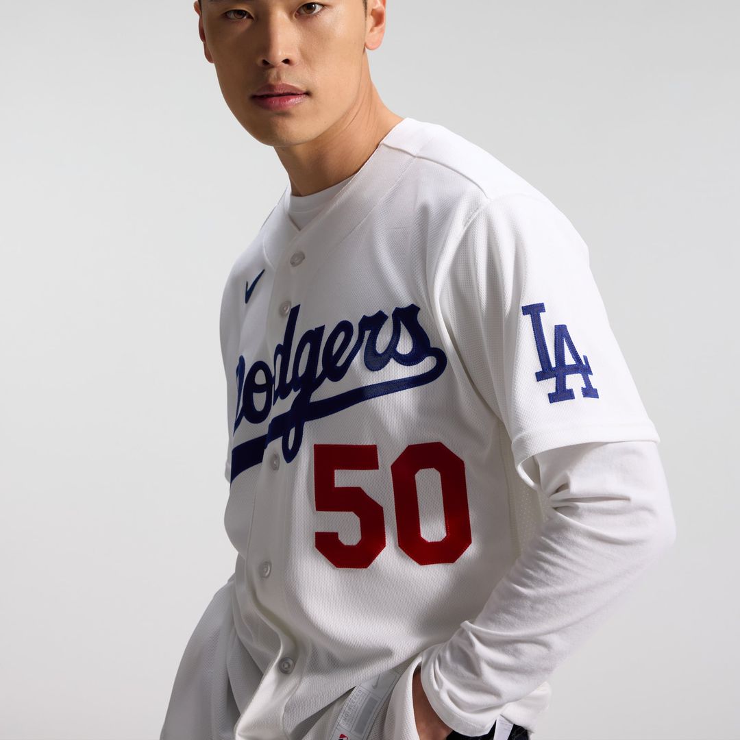 Men's Los Angeles Dodgers Mookie Betts White Home MLB Baseball Jersey - view 10