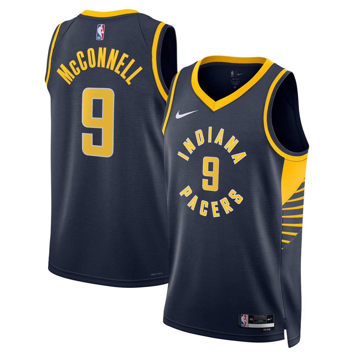 Unisex T.J. McConnell Indiana Pacers Icon Edition Swingman NBA Basketball Jersey - Navy - view 1