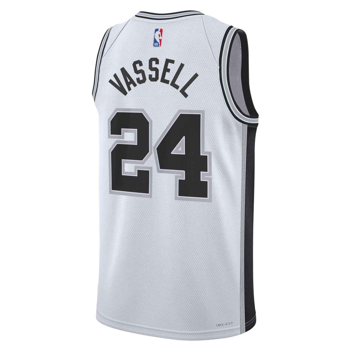 Unisex Devin Vassell San Antonio Spurs Association Edition Swingman NBA Basketball Jersey - White - view 3