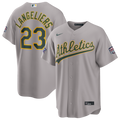 Men's 2026 All-Star Game Men's Athletics Shea Langeliers Gray Replica MLB Baseball Jersey - view 1