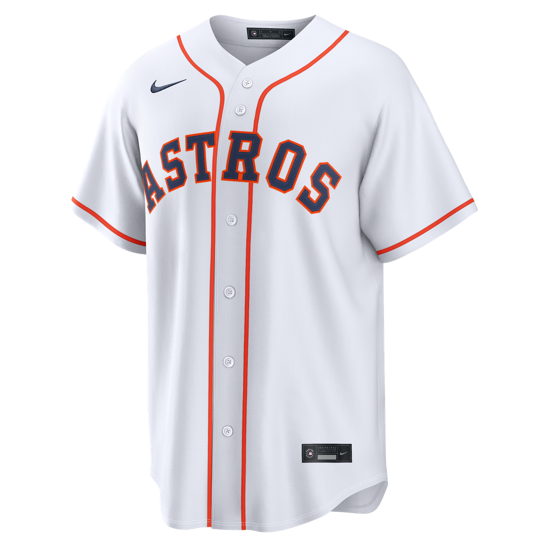 Men's Houston Astros Daulton Varsho White Home Replica MLB Baseball Jersey - view 4