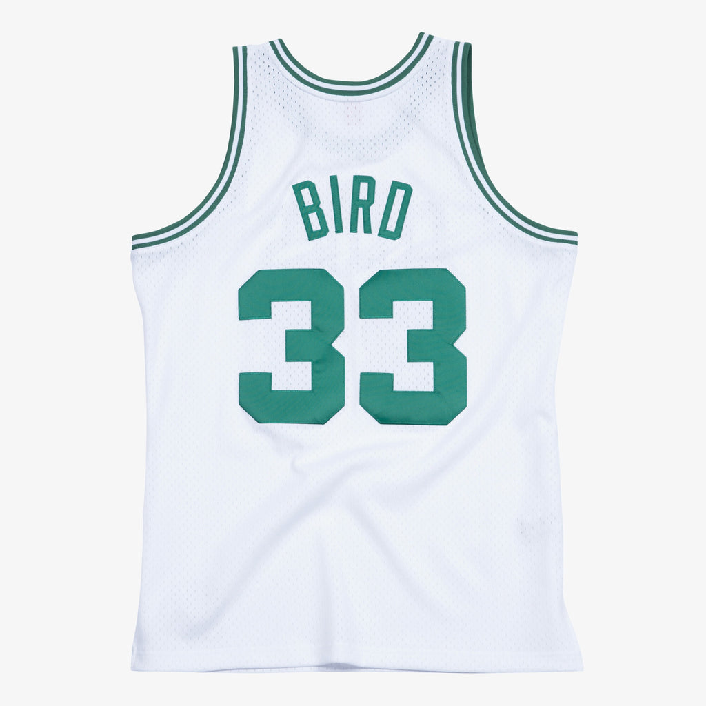 Men's Boston Celtics Swingman NBA Basketball Jersey Home Larry Bird 1985-86 - view 3