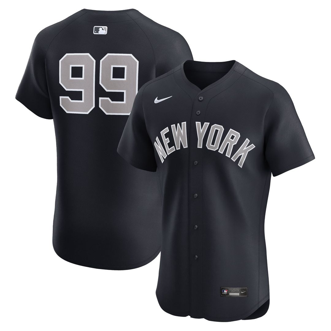 Men's New York Yankees Aaron Judge Navy Alternate 1 Elite MLB Baseball Jersey - view 1