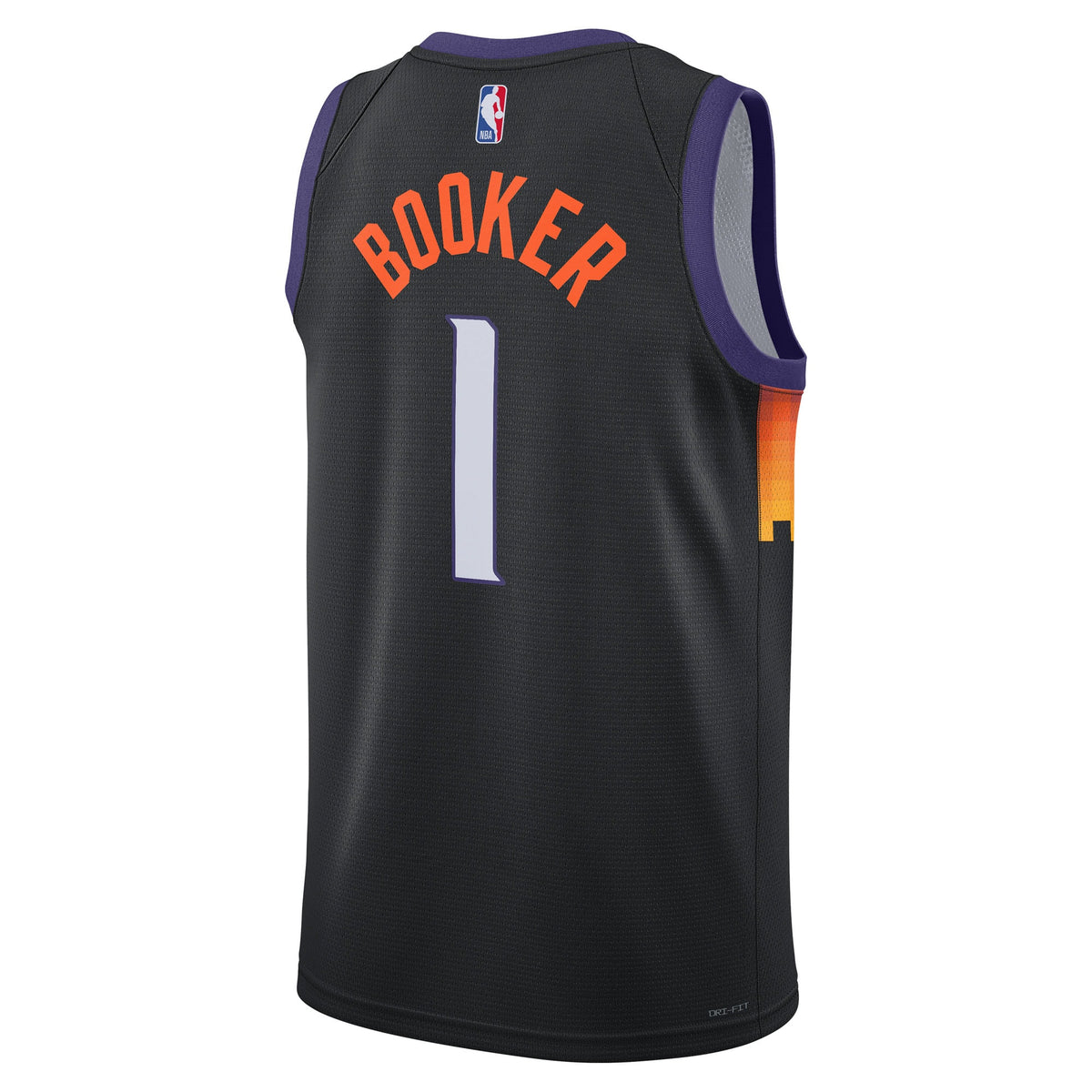 Unisex Devin Booker Phoenix Suns 2025/26 City Edition Swingman NBA Basketball Jersey - Black - view 4