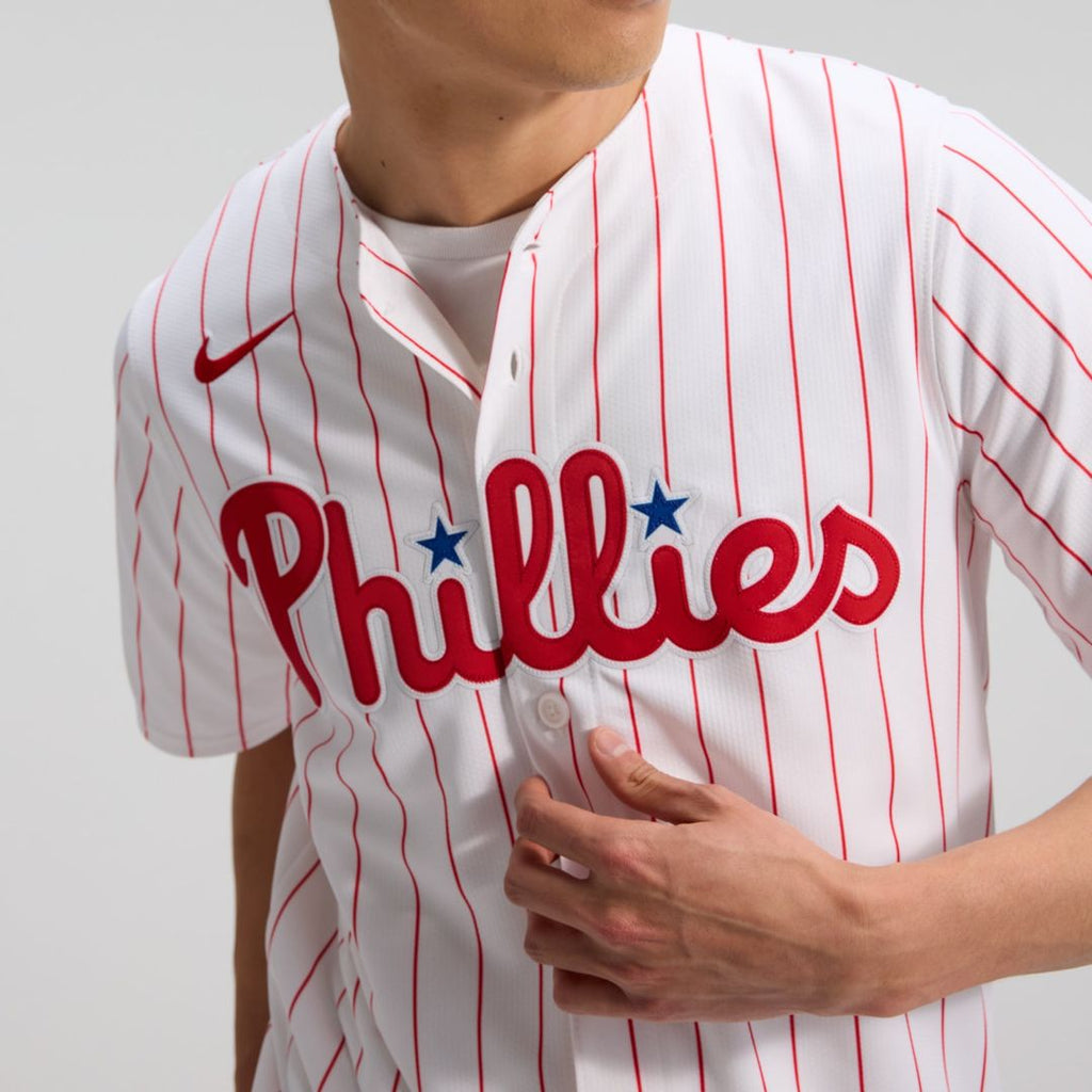 Men's Philadelphia Phillies J.T. Realmuto White Home Limited MLB Baseball Jersey - view 11