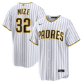 Men's San Diego Padres Casey Mize White Home Replica MLB Baseball Jersey - view 1