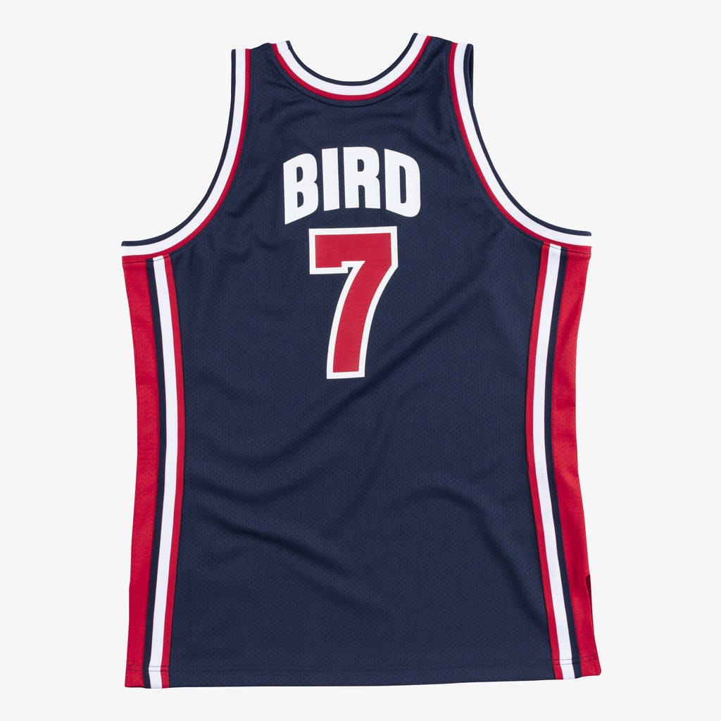 Men's USA Basketball Basketball Jersey Larry Bird 1992 Navy - view 3