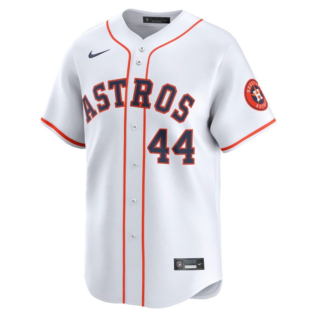 Men's Houston Astros Yordan Alvarez White Home Limited MLB Baseball Jersey - view 2
