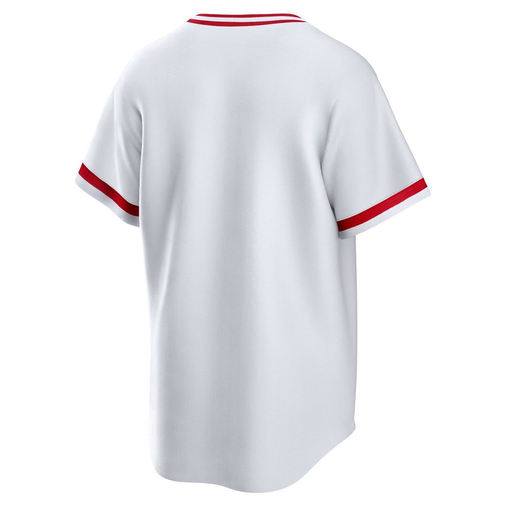 Men's Cincinnati Reds White Home Cooperstown Collection MLB Baseball Jersey - view 3