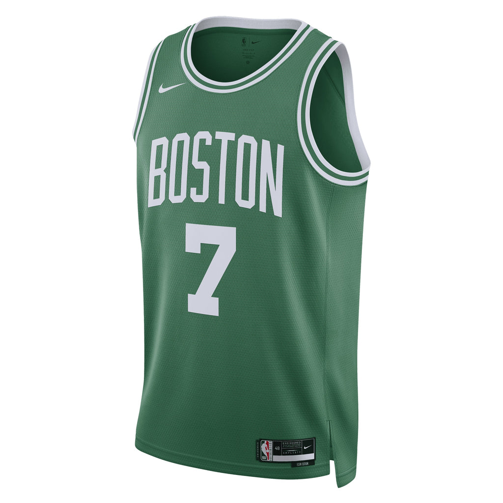 Unisex Jaylen Brown Boston Celtics Replica Icon Swingman NBA Basketball Jersey - Unisex - view 3