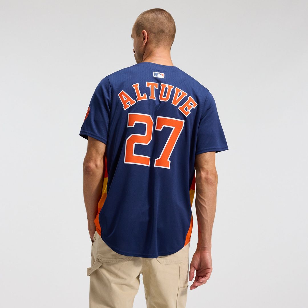 Men's Houston Astros Jose Altuve Navy Alternate Limited MLB Baseball Jersey - view 4
