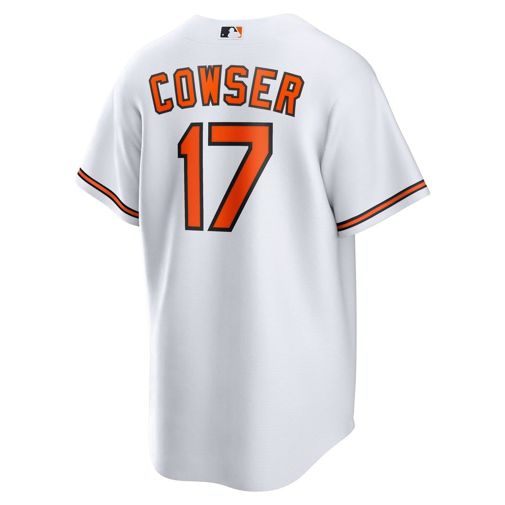Men's Baltimore Orioles Colton Cowser White Home Replica MLB Baseball Jersey - view 3