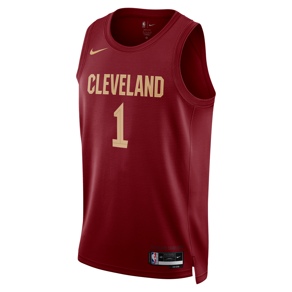 Unisex James Harden Cleveland Cavaliers Icon Edition Swingman NBA Basketball Jersey - Wine - view 3