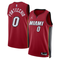 Unisex Simone Fontecchio Miami Heat Statement Edition Swingman NBA Basketball Jersey - Red - view 1