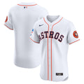 Men's Houston Astros White Home Elite Patch MLB Baseball Jersey - view 1